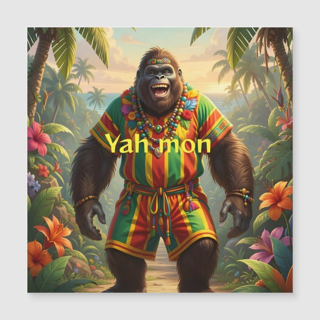 Sasquatch partying in jamaica (正面)