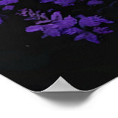 Sasquatch Rainbow Mountain Moon Wall Clock ポスター (角)