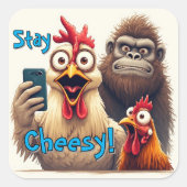  “Sasquatch & The Crew” Coco & BoBo Sticker スクエアシール (正面)