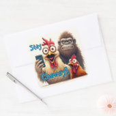  “Sasquatch & The Crew” Coco & BoBo Sticker スクエアシール (封筒)