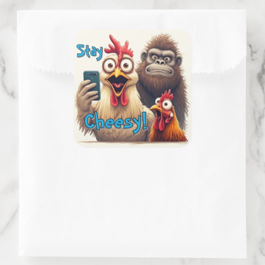  “Sasquatch & The Crew” Coco & BoBo Sticker スクエアシール (バッグ)