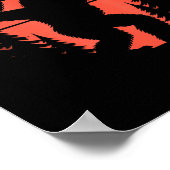 Sasquatch Valentine's Day - Bigfoot Heart Sungles  ポスター (角)