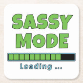 sass が起動中… スクエアペーパーコースター (正面)