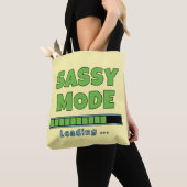 sass が起動中… トートバッグ (クローズアップ)