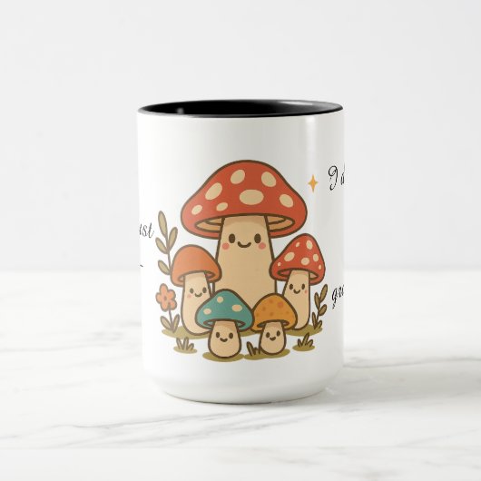 Sass And Gratitude Mushroom Coffee Mug マグカップ (中央)