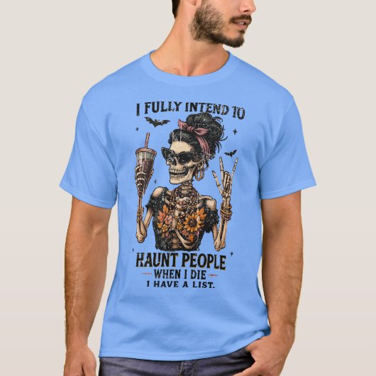 Sass and Skeleton エナジー Tシャツ (正面)