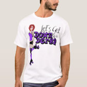 Sass E. Purple Down & Derby Tシャツ (正面)