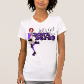 Sass E. Purple Down & Derby Tシャツ (正面)