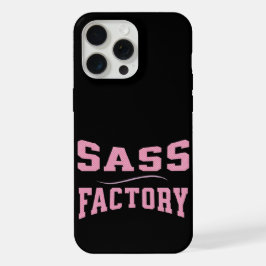 Sass Factory - ユーモアあふれる iPhone 15 Pro Maxケース