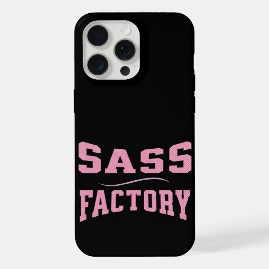 Sass Factory - ユーモアあふれる iPhoneケース (裏面)