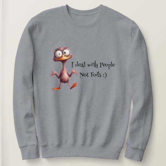Sass Sweatshirt -はっきりした、おもしろい、および姿勢のフル スウェットシャツ (デザイン正面)