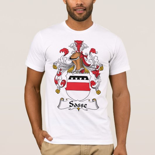 Sasseの家紋 Tシャツ (正面)