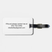 Sassenachの姉妹の荷物のラベル ラゲッジタグ (裏面横)