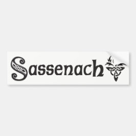 Sassenach -ケルト族のアザミ バンパーステッカー