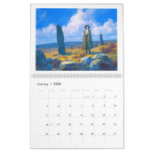 Sassenach-Style Scottish Anime Highland Lovers Fan カレンダー (1月 2026)