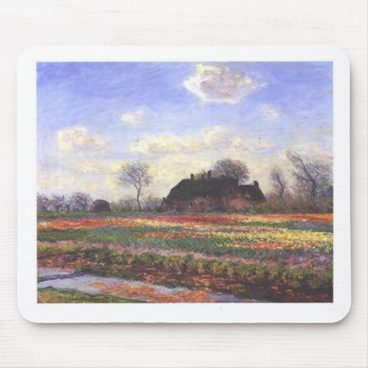 Sassenheim-1886のMonet-Tulpenfelder マウスパッド (正面)