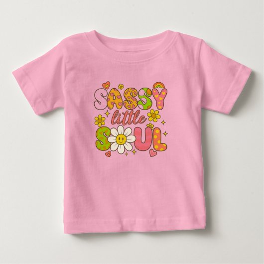  sasshi litaru ソウル ベビーTシャツ (正面)