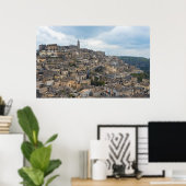 Sassi Houses, Matera, Basilicata，イタリア ポスター (ホームオフィス)