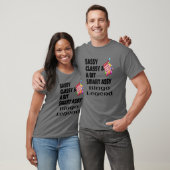 Sassyおもしろい ClassyとBit Assy Bingo Legeの頭が切れる両方 Tシャツ (ユニセックス)