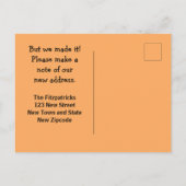 Sassyおもしろい Iumm Orangeの動く告知 ポストカード (裏面)