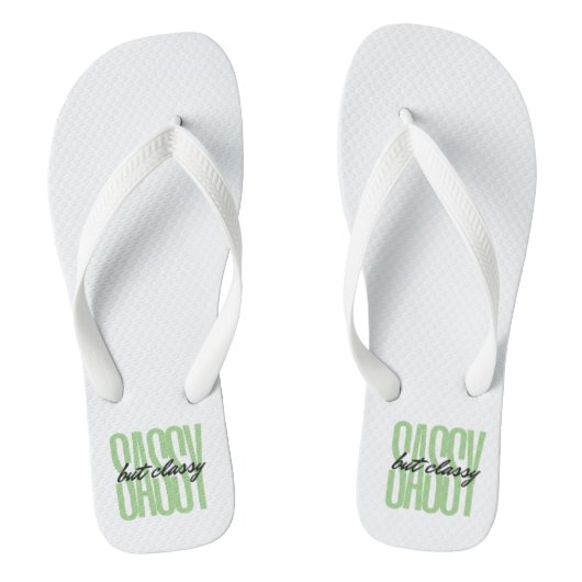 Sassyだが上品なビーチサンダル ビーチサンダル (フットベッド)