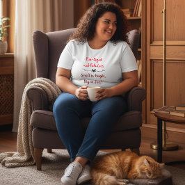 Sassyと素晴らしいステートメントティー プラスサイズTシャツ