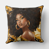 SassyとSoulful: Diva インスパイア クッション (裏面)