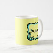 Sassyフローラカスタマイズ可能なMom Mug コーヒーマグカップ (正面右)