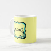 Sassyフローラカスタマイズ可能なMom Mug コーヒーマグカップ (正面左)