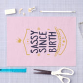 Sassy誕生ユーモアのある名 薄葉紙 (クラフト)