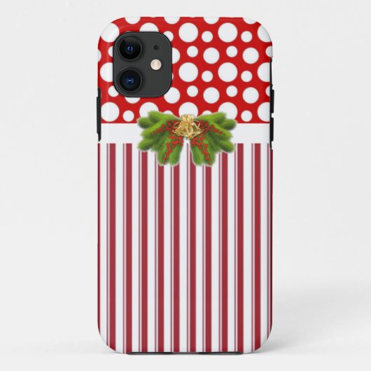 Sassy モダン Christmas iPhoneケース Case-Mate iPhoneケース (裏面)