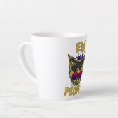 Sassy 王室の Cat - 「Ew.人々おもしろい猫好き カフェラテマグ (左アングル)