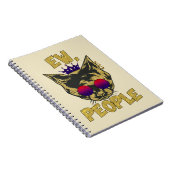 Sassy 王室の Cat - 「Ew.人々おもしろい猫好き ノートブック (右側)