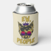 Sassy 王室の Cat - 「Ew.人々おもしろい猫好き 缶クーラー (缶裏面)