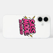 Sassy Attitude and Bold Pop Art Case-Mate iPhoneケース (裏面 (横))