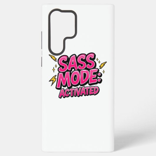 Sassy Attitude and Bold Pop Art Samsung Galaxyケース (裏面)