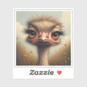 "Sassy Baby Emu Sticker" Vinyl シール (シート)