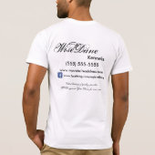 Sassy "Badass"偉大な所有者のブリーダーTシャツ Tシャツ (裏面)