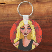 Sassy Blonde - keychain キーホルダー (正面)