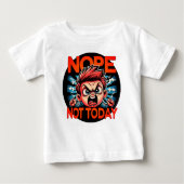 Sassy Boy Baby Tee - Not Today ベビーTシャツ (正面)