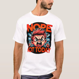 Sassy Boy Fit Throwing Shirt - "Not Today" Tee Tシャツ