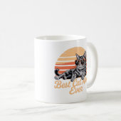 Sassy Cat Mom Mug - Chill Cat Mug コーヒーマグカップ (正面右)
