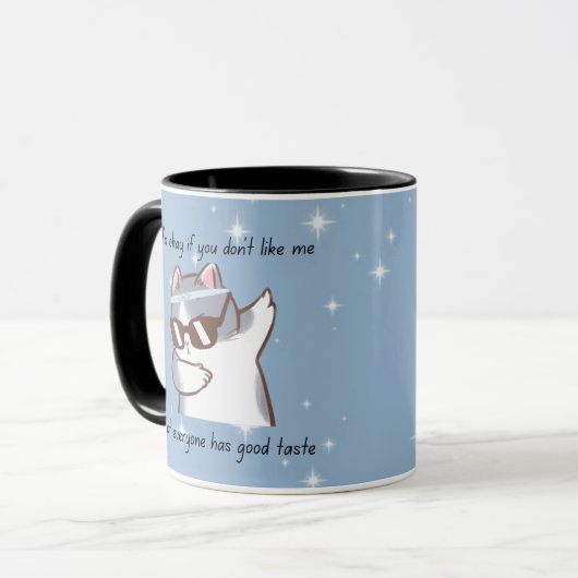 Sassy Cat Mug マグカップ (正面左)