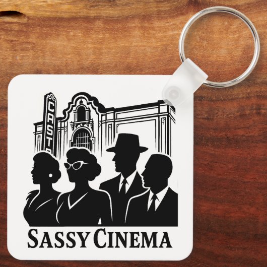 Sassy Cinema Keychain キーホルダー (裏面)