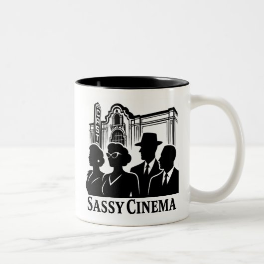 Sassy Cup - Drink the Sass ツートーンマグカップ (右)
