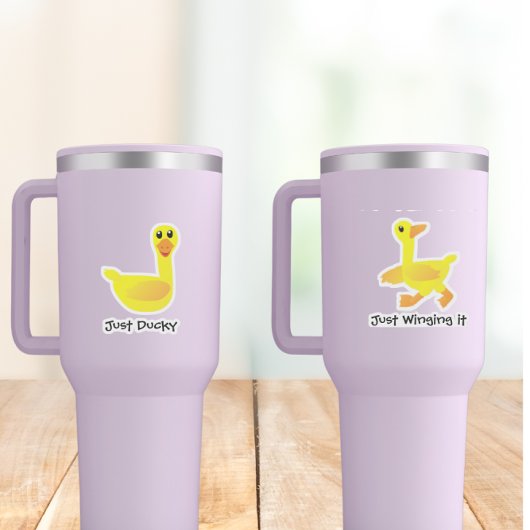 Sassy Cute Sarcastic Duck Humor シール