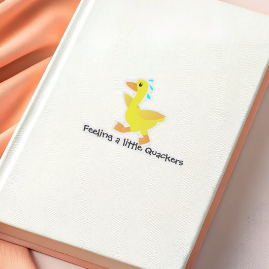 Sassy Cute Sarcastic Duck Humor シール