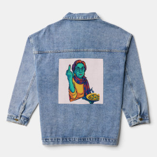 Sassy Denim Jacket-Louise says it without saying i デニムジャケット