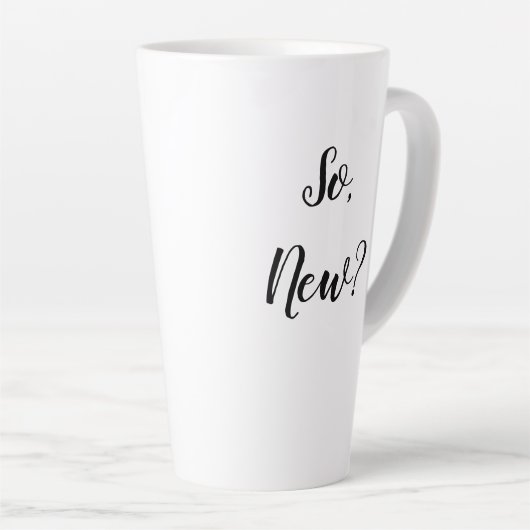 Sassy Greeting カフェラテマグ (右アングル)