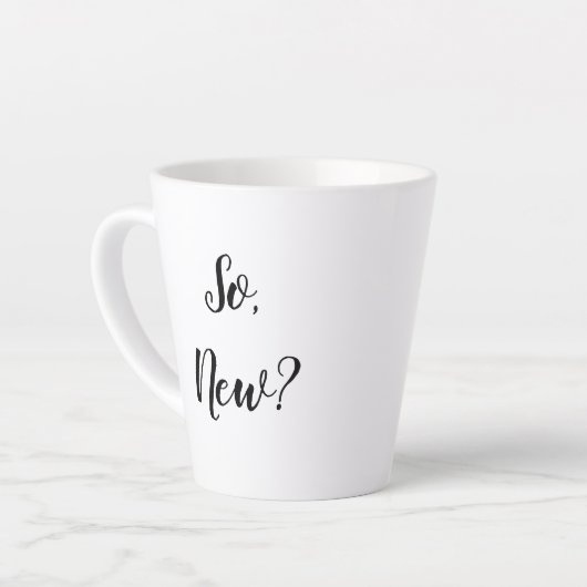 Sassy Greeting カフェラテマグ (左アングル)